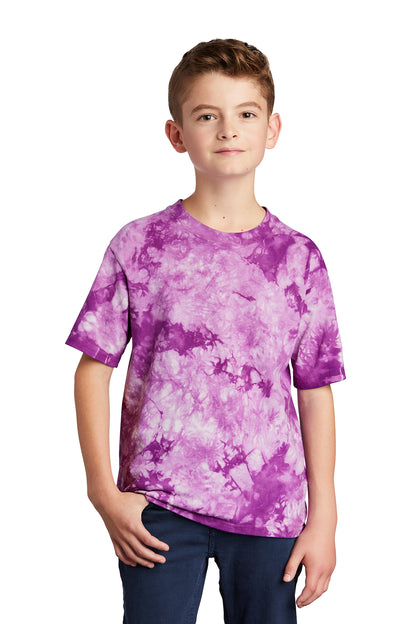 SHORT SLEEVE CRYSTAL TIE-DYE COTTON With DESING (optional)