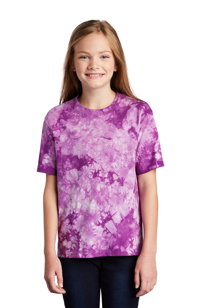 SHORT SLEEVE CRYSTAL TIE-DYE COTTON With DESING (optional)