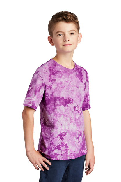 SHORT SLEEVE CRYSTAL TIE-DYE COTTON With DESING (optional)