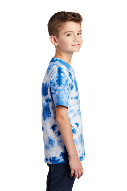 SHORT SLEEVE CRYSTAL TIE-DYE COTTON With DESING (optional)